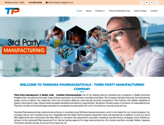tanishkapharmaceuticals.com screenshot