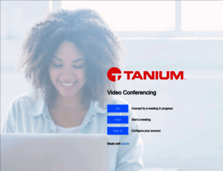 tanium.zoom.us screenshot