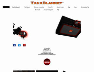tankblanket.co.uk screenshot
