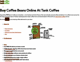 tankcoffee.com screenshot