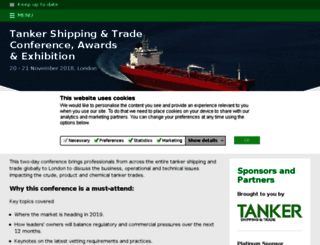 tankershippingconference.com screenshot