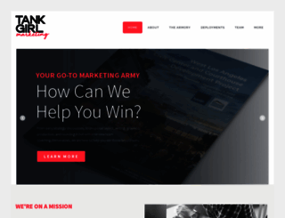tankgirlmarketing.com screenshot