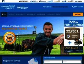 tanksdirect.com.au screenshot