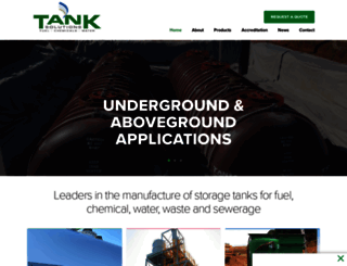 tanksolutions.com.au screenshot