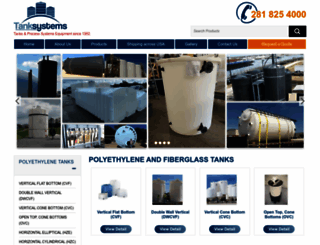 tanksystems.com screenshot