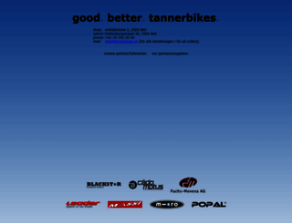 tannerbikes.ch screenshot
