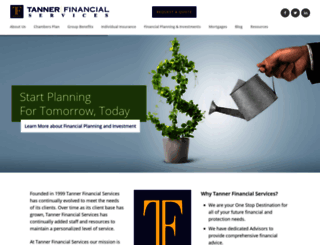 tannerfinancial.ca screenshot
