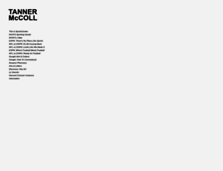 tannermccoll.com screenshot
