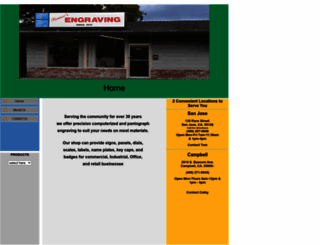 tannersengraving.com screenshot