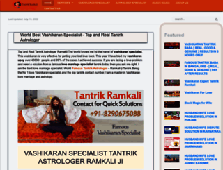 tantrikastrologerramkali.com screenshot