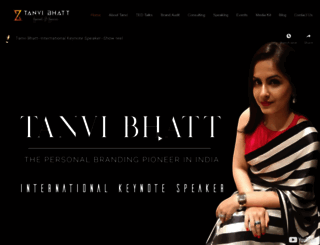tanvibhatt.com screenshot