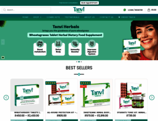 tanviherbals.com screenshot