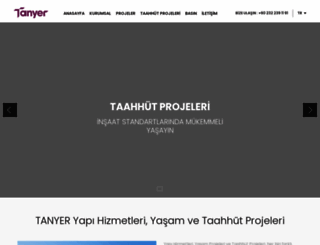 tanyer.com.tr screenshot