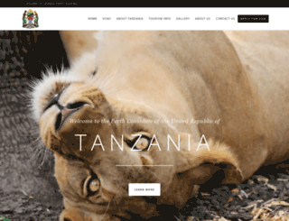 tanzaniaconsul.com screenshot