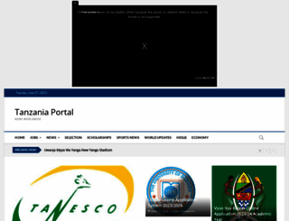 tanzaniaportal.com screenshot