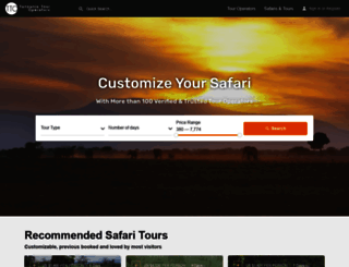 tanzaniatouroperators.com screenshot