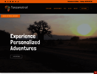 tanzaniatrail.com screenshot