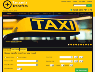 tanzaniatransfers.com screenshot