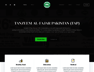 tanzeemalfajar.org screenshot