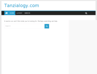 tanzialogy.com screenshot