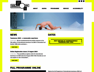 tanzmesse.com screenshot