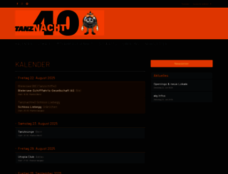 tanznacht40.ch screenshot