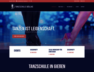 tanzschule-baeulke.de screenshot