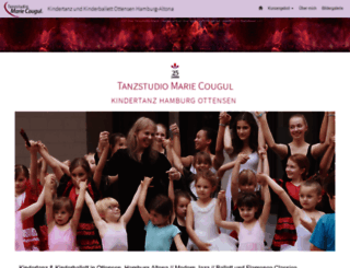 tanzstudio-marie-cougul.de screenshot