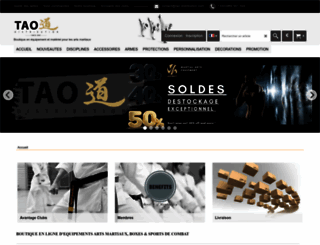 tao-distribution.com screenshot