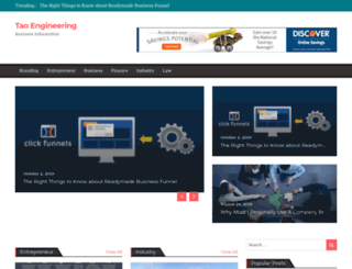 tao-engineering.com screenshot