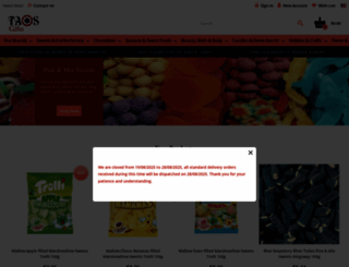 taosgifts.co.uk screenshot