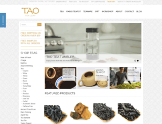 taotealeaf.com screenshot