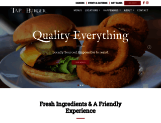 tapandburger.com screenshot