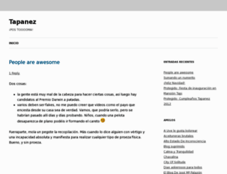 tapanez.com screenshot