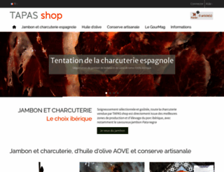 tapas-shop.com screenshot