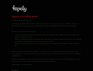 tapely.com screenshot