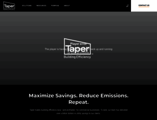 tapersolutions.com screenshot