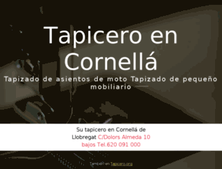 tapicerocornella.com screenshot