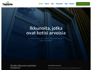 tapijola-ikkunat.fi screenshot
