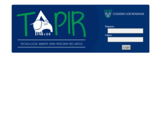 tapir.nogales.edu.co screenshot