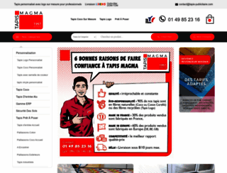 tapis-publicitaire.com screenshot