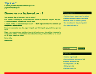 tapis-vert.com screenshot