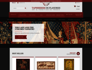 tapisseriesdeflandres.com screenshot