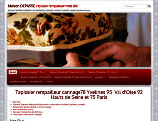 tapissier-rempailleur-idf.com screenshot