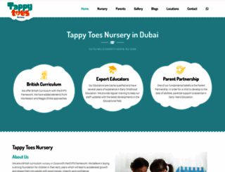 tappytoesnursery.com screenshot
