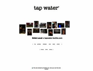 tapwater-bottle.com screenshot
