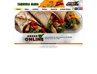 taqueriamanaca.com screenshot