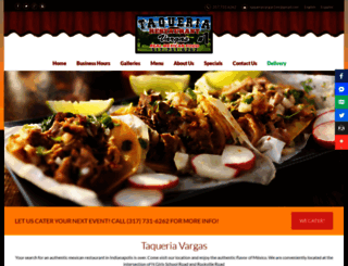 taqueriavargasindy.com screenshot