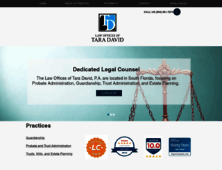 taradavidlaw.com screenshot