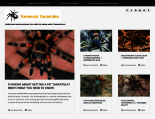 tarantulapets.com screenshot